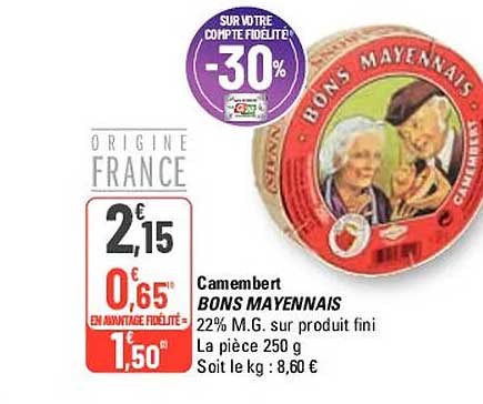 camembert bons mayennais
