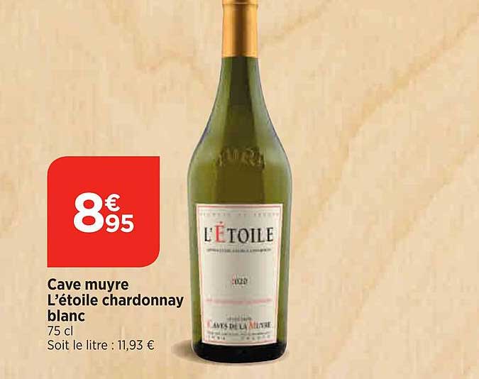 cave muyre l'étoile chardonnay blanc