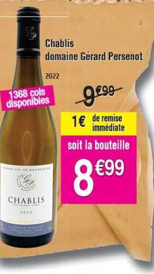 Chablis Domaine Gérard Persenot 2022