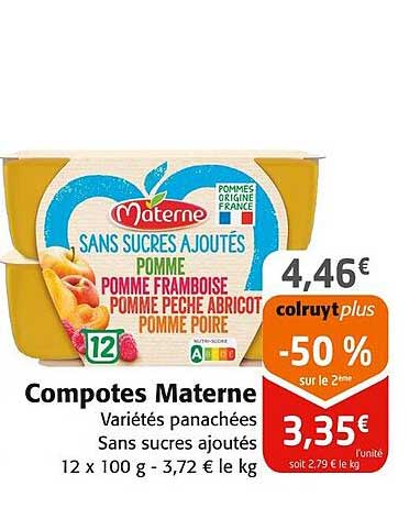 Compotes Materne