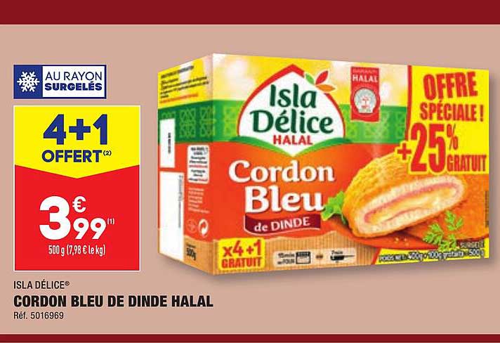 Cordon Bleu De Dinde Halal Isla Délice