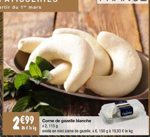 corne de gazelle blanche