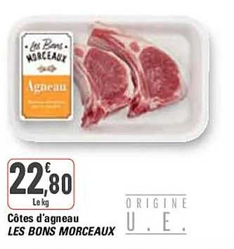 Côtes D'agneau Les Bons Morceaux