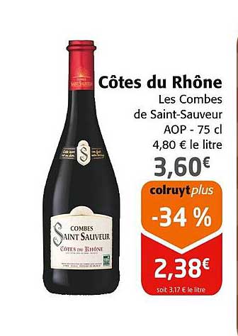 côtes du rhône les combes de saint-saveurs aop