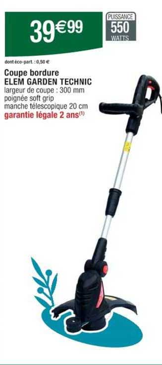 coupe bordure elem garden technic