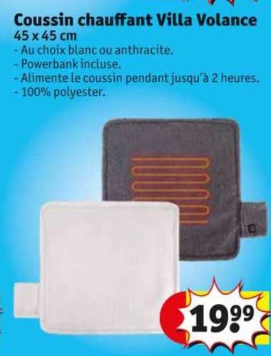 coussin chauffant villa volance