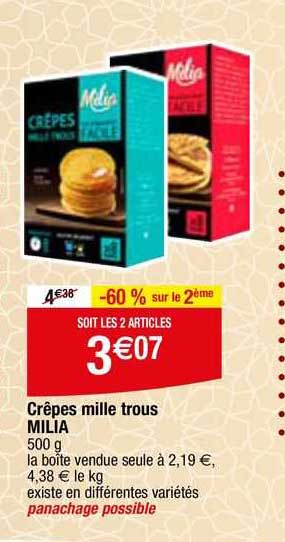 crêpes mille trous milia