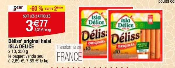 Déliss' Original Halal Isla Délice
