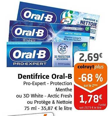 dentifrice oral-b