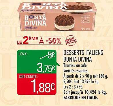 desserts italiens bonta divina