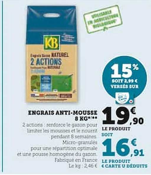 engrais anti-mousse 8kg */**