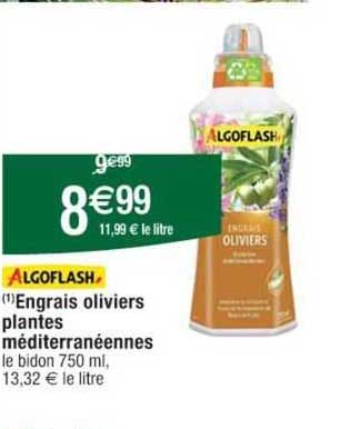 engrais oliviers plantes méditerranéennes algoflash