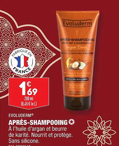 evoluderm après-shampooing