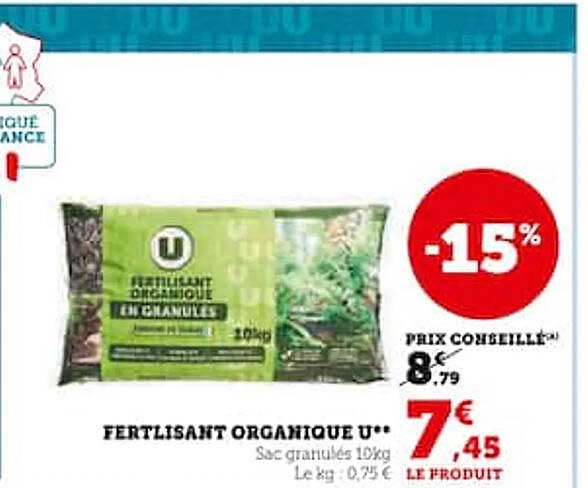 fertilisant organique u**