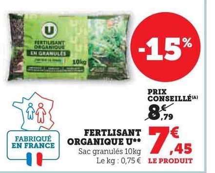fertilisant organique u