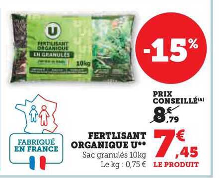 fertilisant organique u**