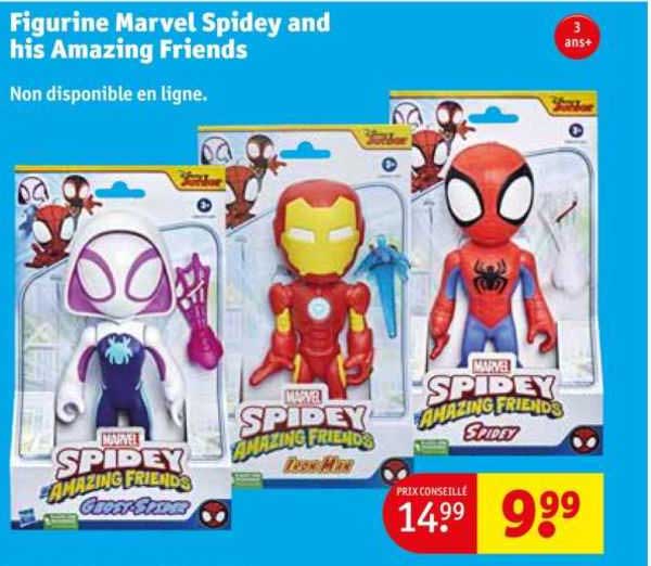 figurine marvel spidey and his amazing friends