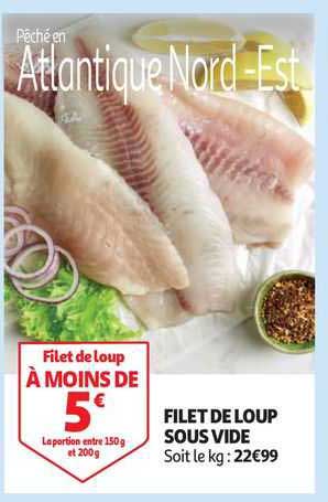 filet de loup sous vide