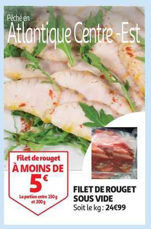 filet de rouget sous vide