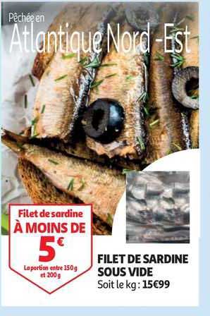 filet de sardine sous vide
