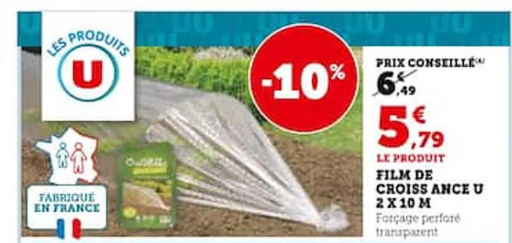 Film De Croissance U 2 X 10 M