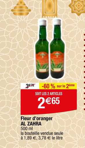 fleur d'oranger al zahra