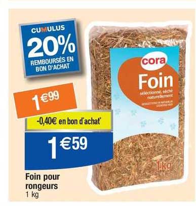 foin pour rongeurs