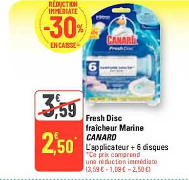 fresh disc fraîcheur marine canard