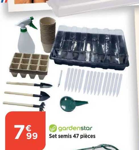 gardenstar set semis 47 pièces