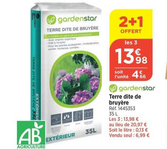 gardenstar terre dite de bruyère