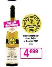 gewurztraminer jean gallet or golmar 2021