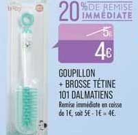 Goupillon + Brosse Tétine 101 Dalmatiens