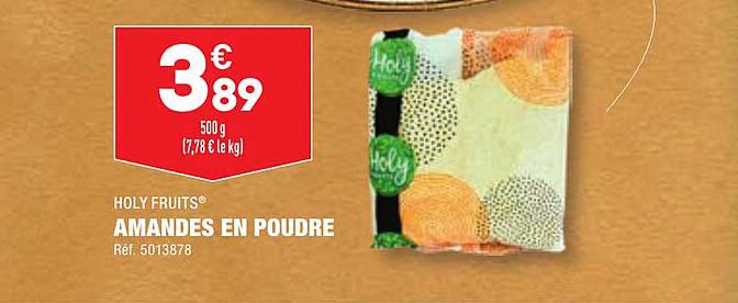 holy fruits amandes en poudre