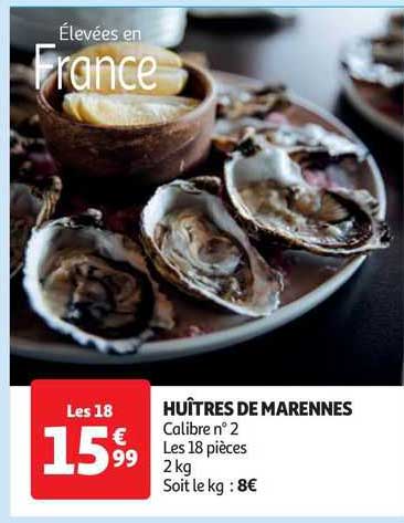 huîtres de marennes