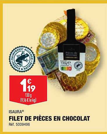 Isaura Filet De Pièces En Chocolat