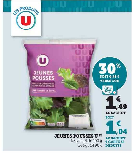 jeunes pousses u