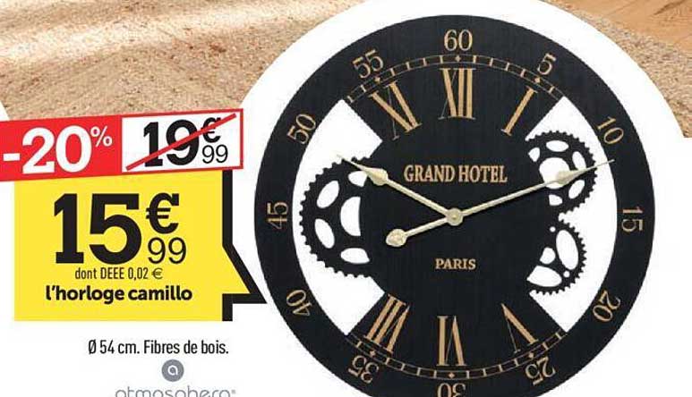 l'horloge camillo