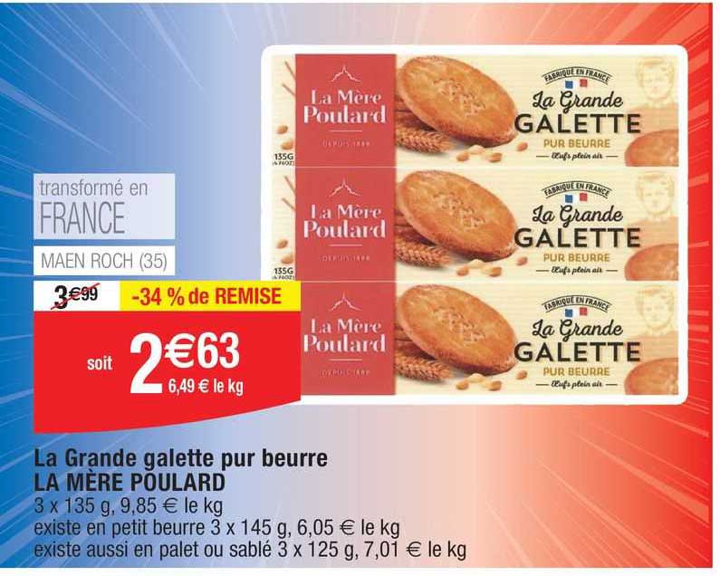 La Grande Galette Pur Beurre La Mère Poulard