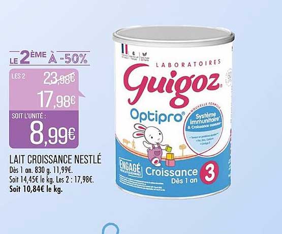 Lait Croissance Nestlé