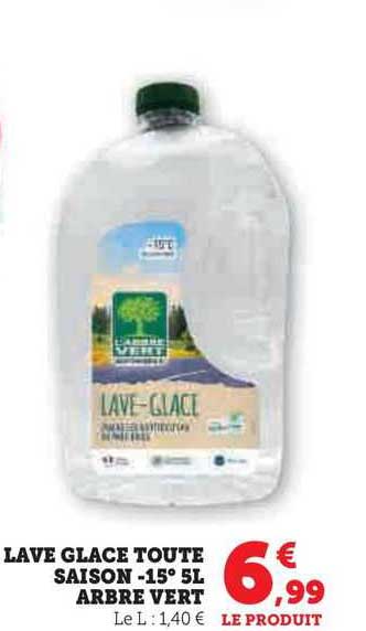 lave glace toute saison -15° 5 l arbre vert