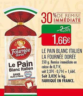 le pain blanc italien la fournée dorée