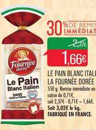 le pain blanc italien la fournée dorée