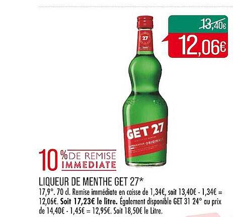 Liqueur De Menthe Get 27*