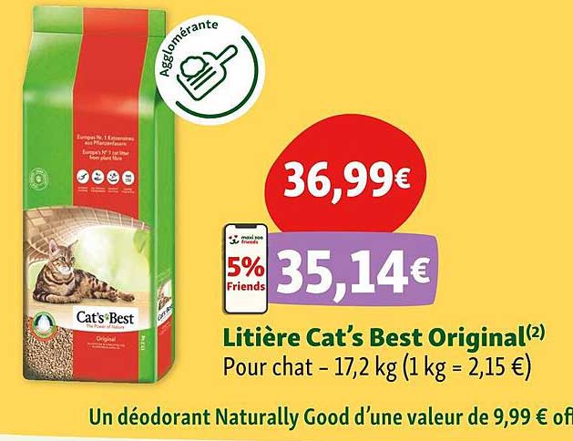 Litière Cat's Best Original