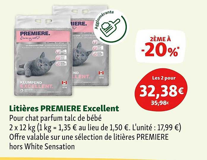 Litières Première Excellent
