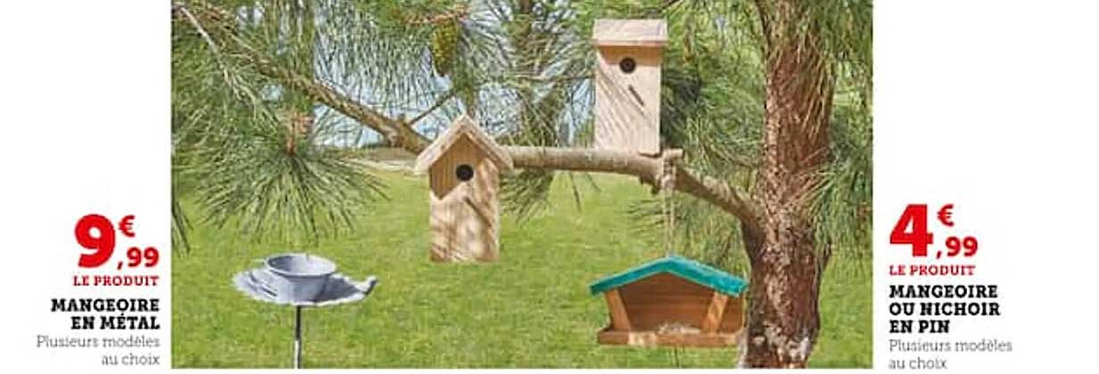 Mangeoire En Métal Mangeoire Ou Nichoir En Pin