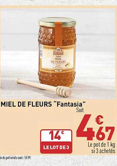 miel de fleurs "fantasia"