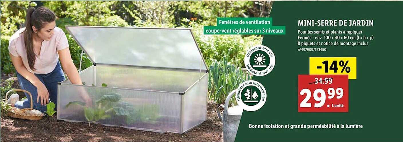 mini-serre de jardin