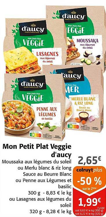mon petit plat veggie d'aucy