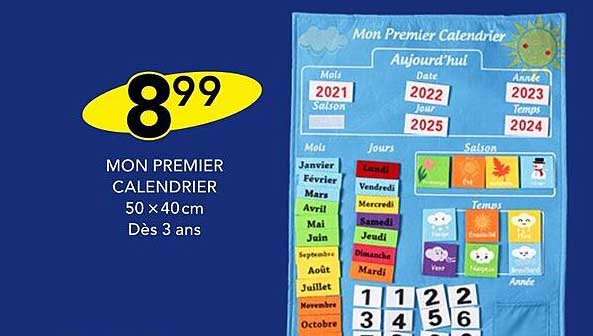 mon premier calendrier